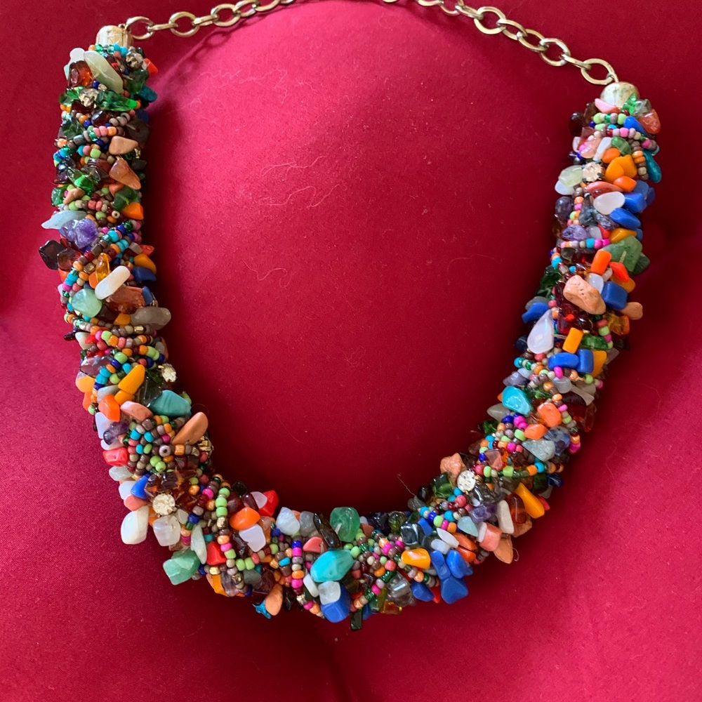 Multi stone necklace